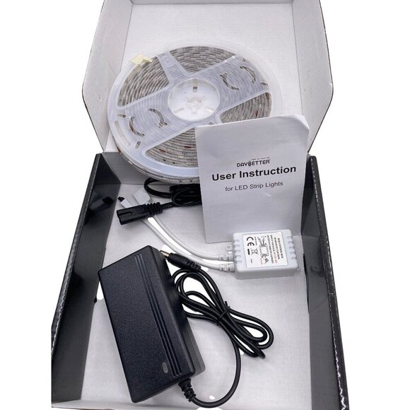 Led Strip Lights 16.4ft Flexible Waterproof Color Changing W/ Remote Control - Picture 6 of 6